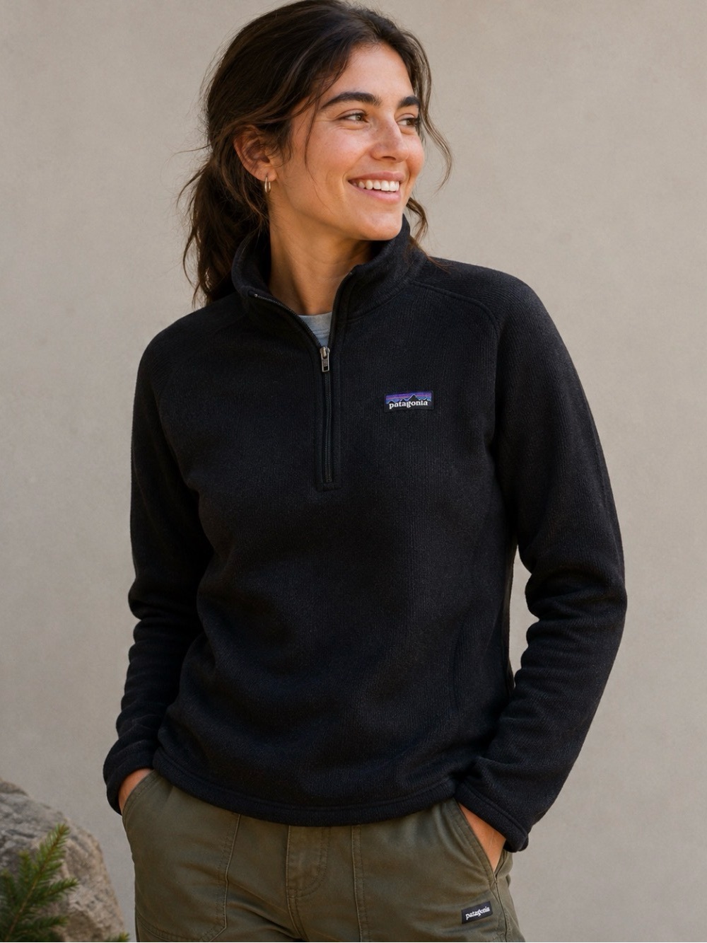 Patagonia better sweater 1/3 zip pull over